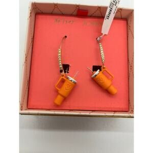 Betsey Johnson dangle Stanley tumbler earrings